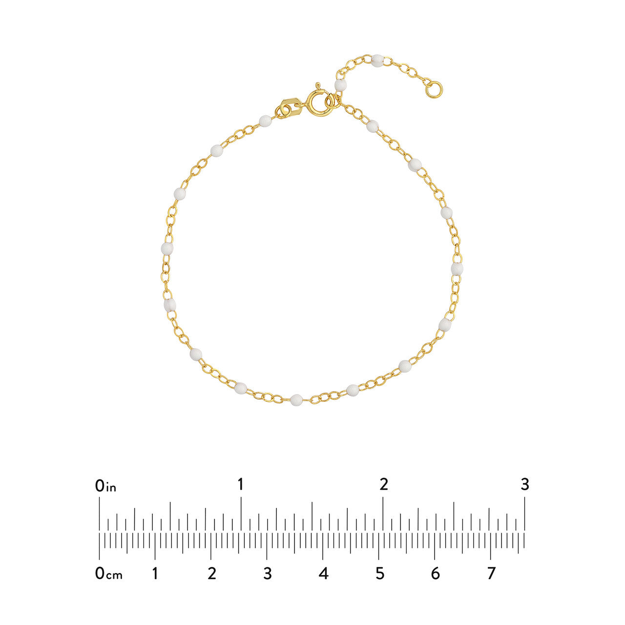 Enamel Bead Chain Necklace Fun Beaded Colorful Chain