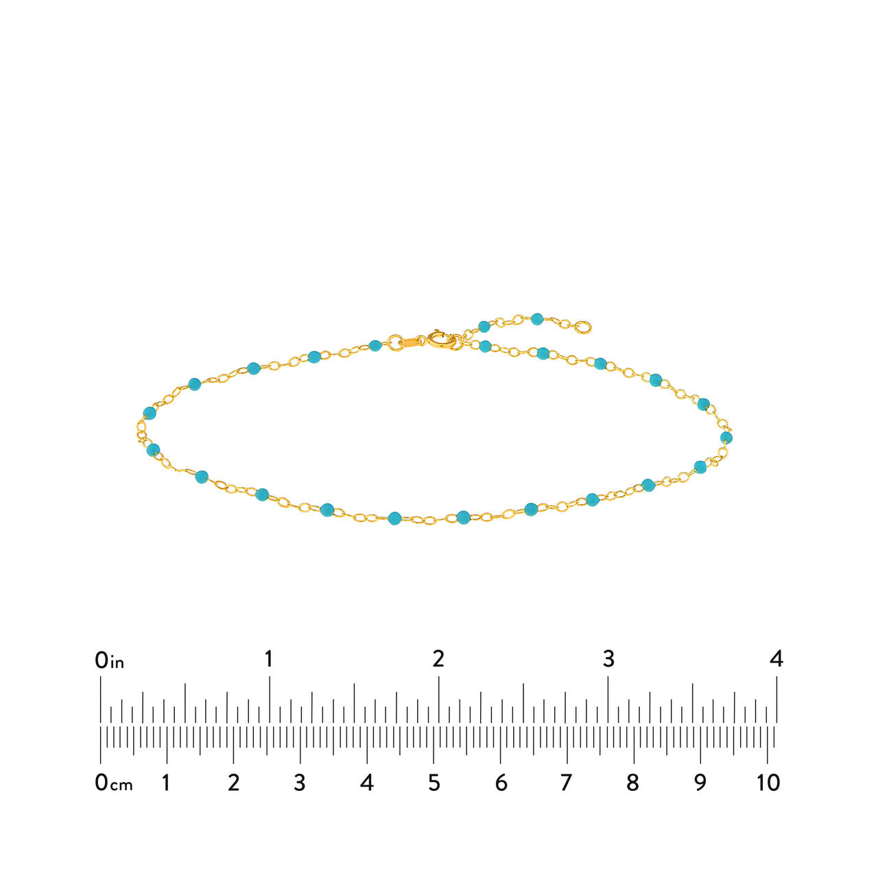 Enamel Bead Chain Necklace Fun Beaded Colorful Chain