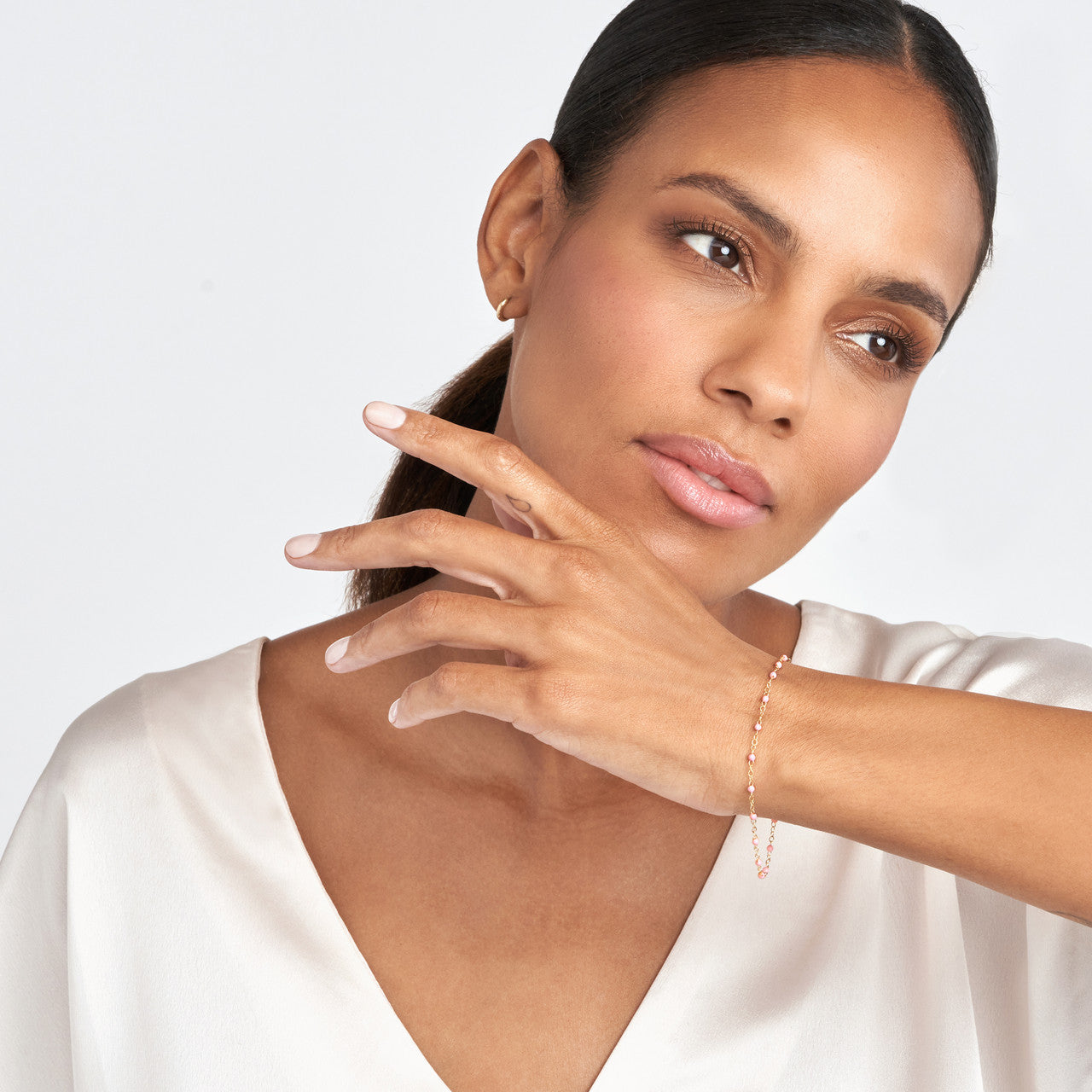 Enamel Bead Chain Necklace Fun Beaded Colorful Chain