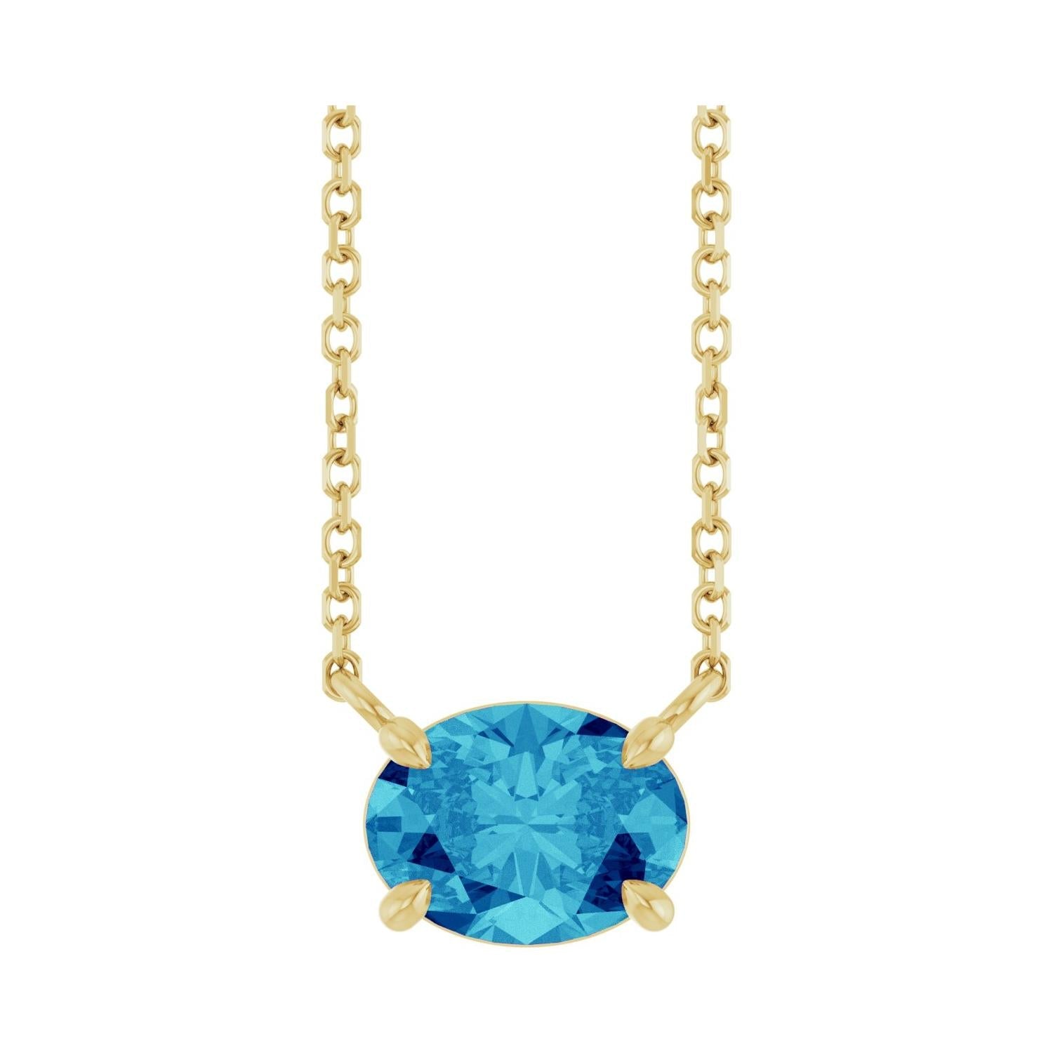 Sparkling zircon December birthstone necklace