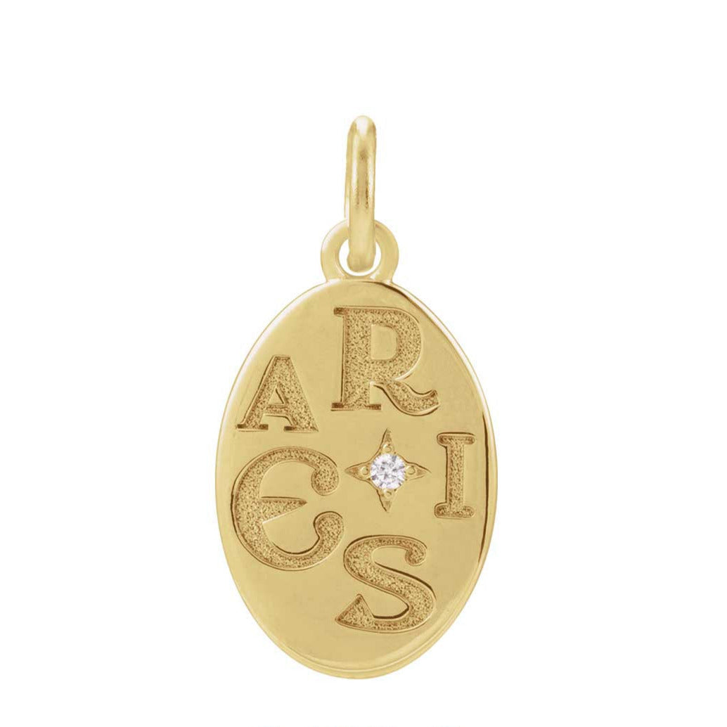 Personalized zodiac charm charm for Aries star sign
