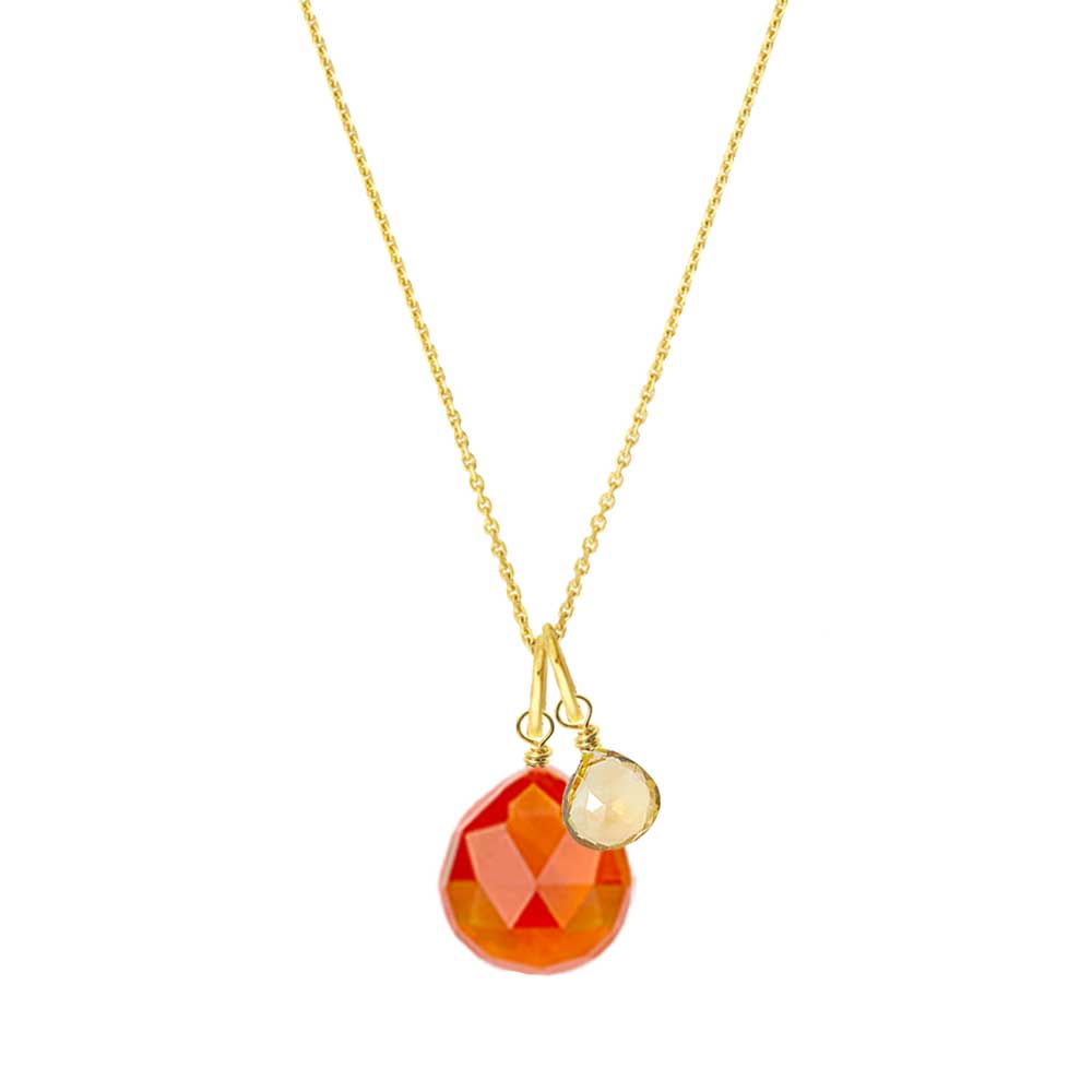 University of Texas gemstone necklace