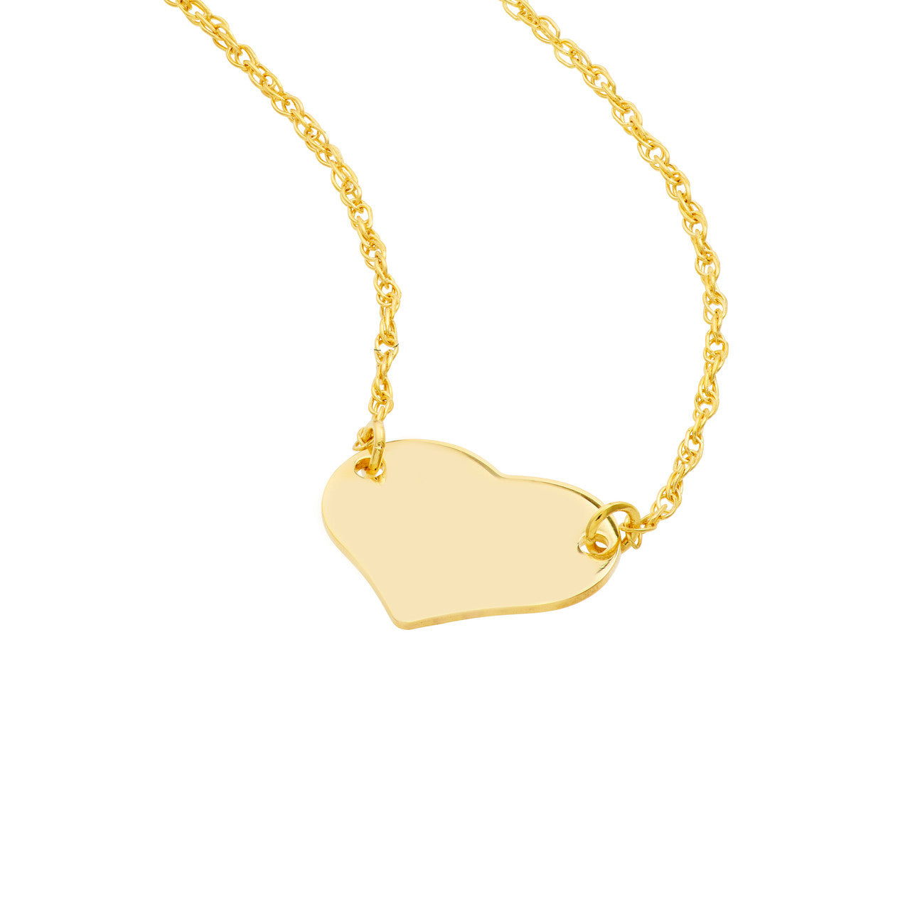 Yellow gold Heart Necklace