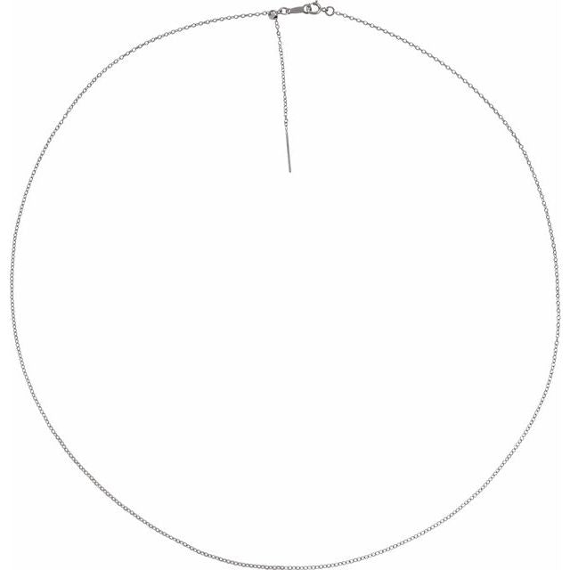 Adjustable Fine Chain Necklace - erin gallagher