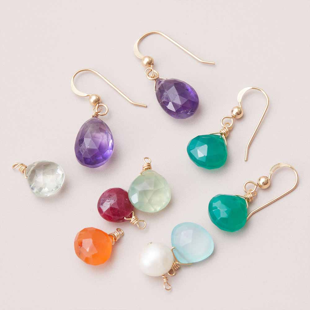 Cameron Custom Gemstone Earring - erin gallagher