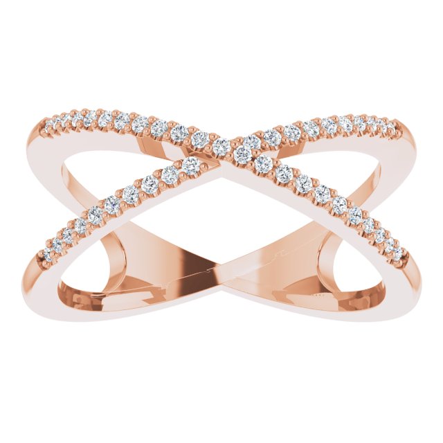 Criss Cross Diamond Ring - erin gallagher