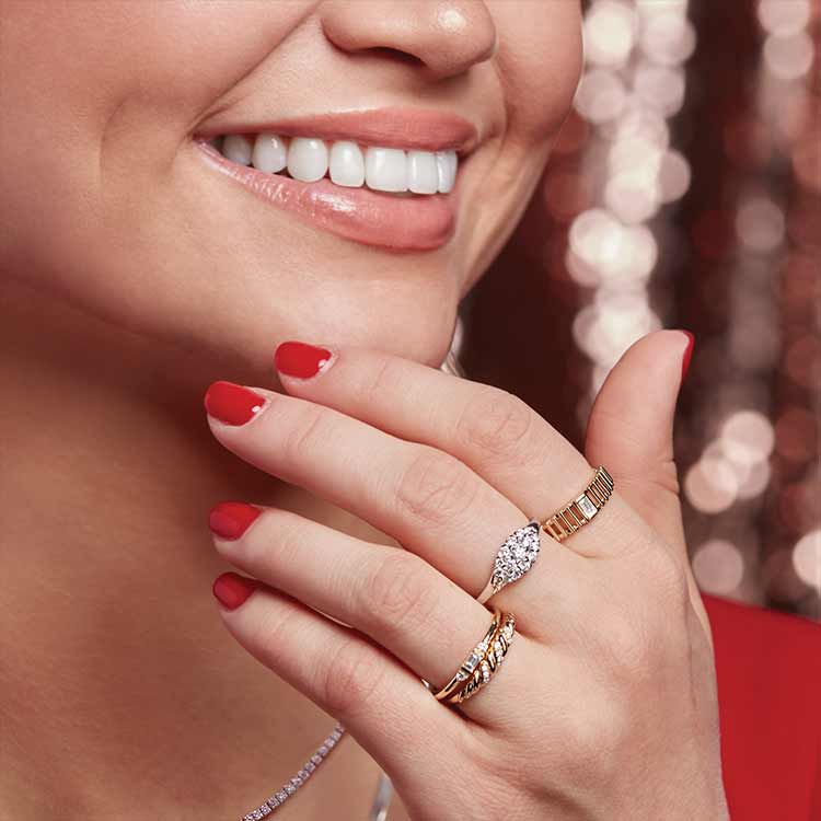 Diamond Cluster Ring - erin gallagher