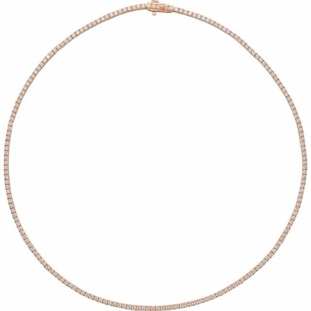 Diamond Tennis Necklace - erin gallagher