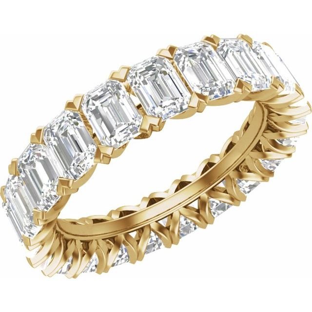 Emerald-Cut Diamond Eternity Band - erin gallagher