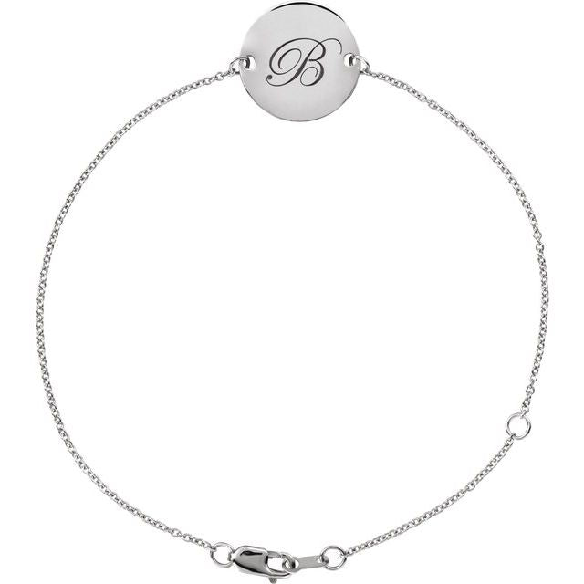 Engravable Disc Bracelet - erin gallagher