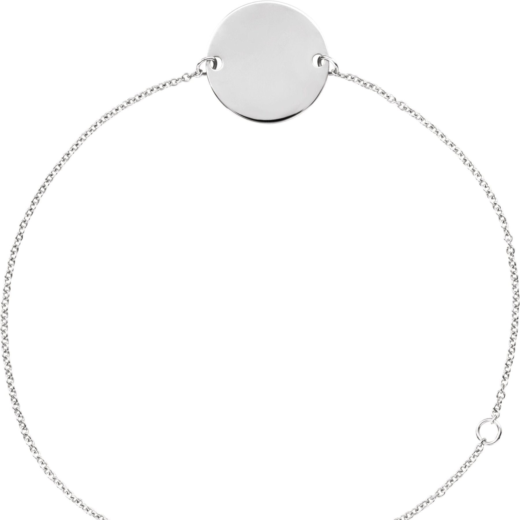 Engravable Disc Bracelet - erin gallagher