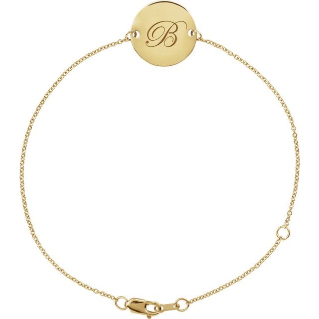 Engravable Disc Bracelet - erin gallagher