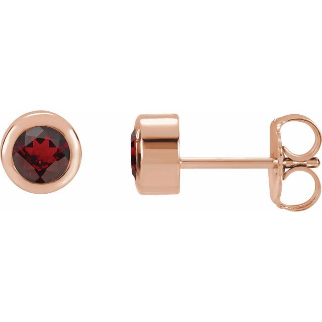 Garnet Stud Earrings - erin gallagher