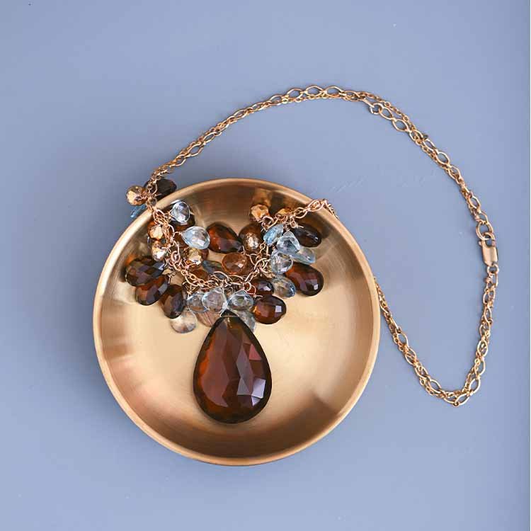 gemstone bib necklace - erin gallagher