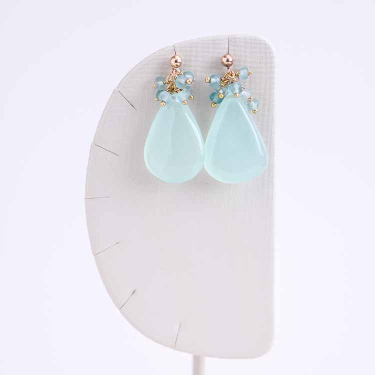 Gillian - large cluster drop earring - erin gallagher