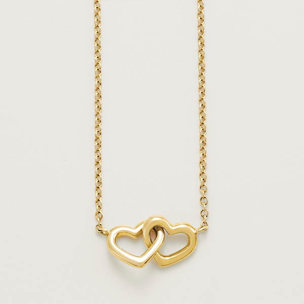 Interlocking Heart Necklace - erin gallagher