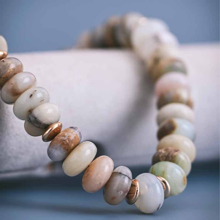 'Odette' Peruvian Opal Beaded Necklace - erin gallagher