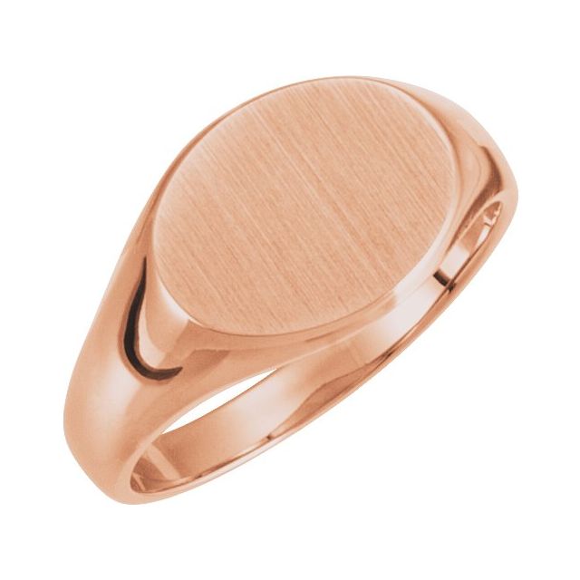 Oval Signet Monogram Ring - erin gallagher
