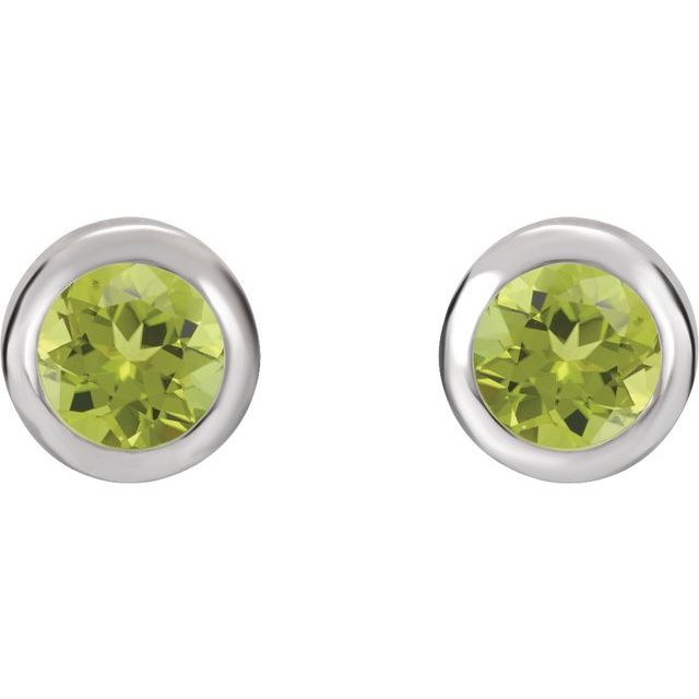 Peridot Stud Earrings - erin gallagher