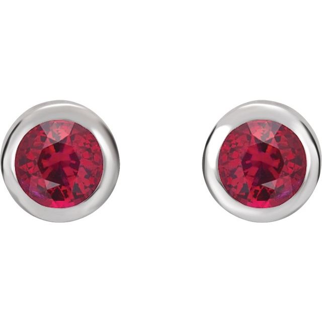 Ruby Stud Earrings - erin gallagher