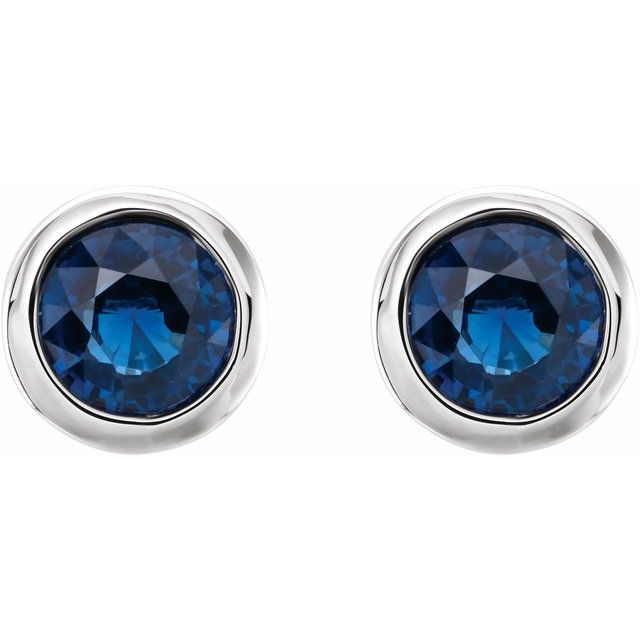 Sapphire Stud Earrings - erin gallagher