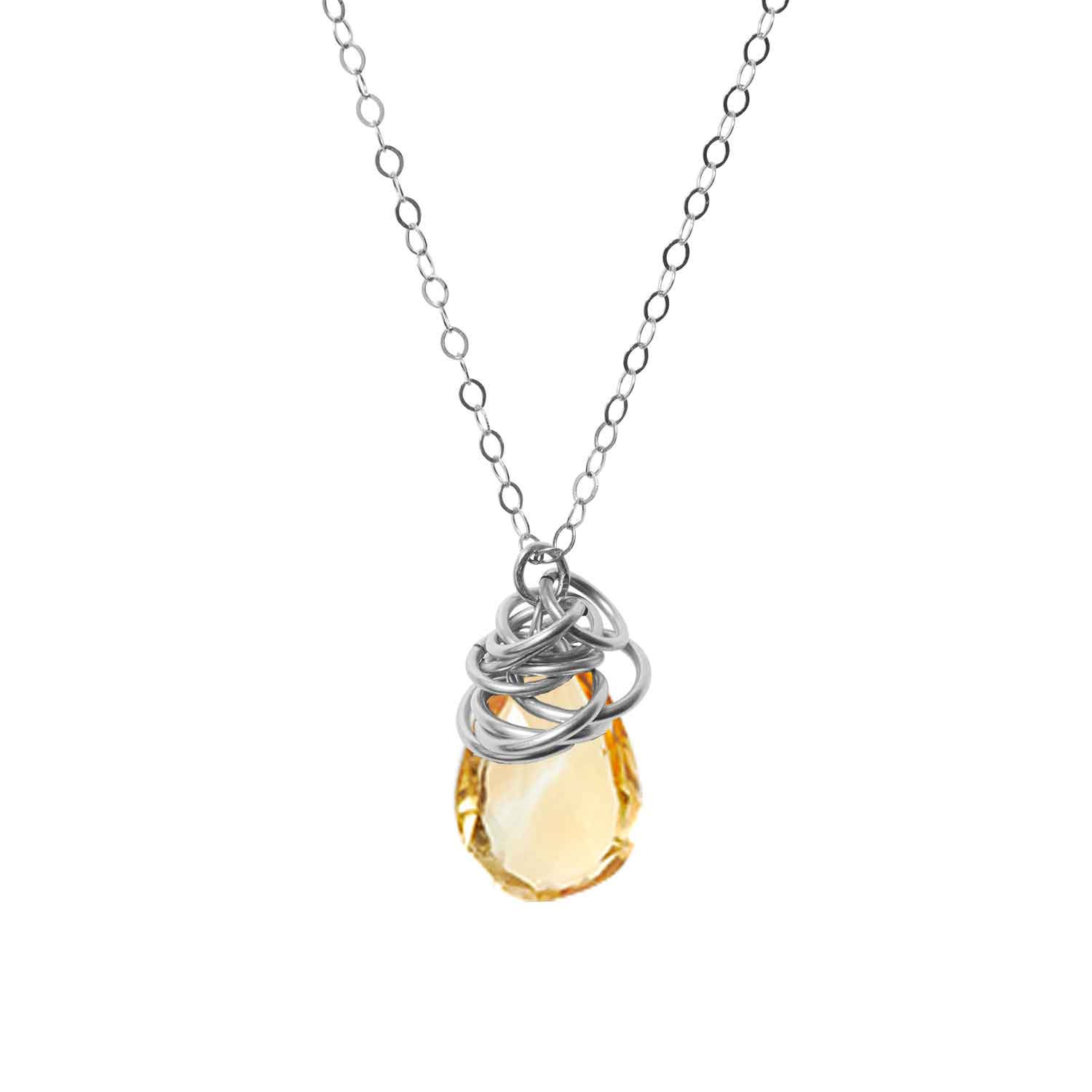 'Trista' Citrine Necklace - erin gallagher