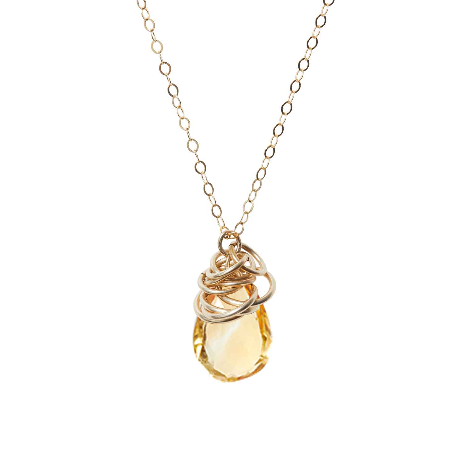 'Trista' Citrine Necklace - erin gallagher