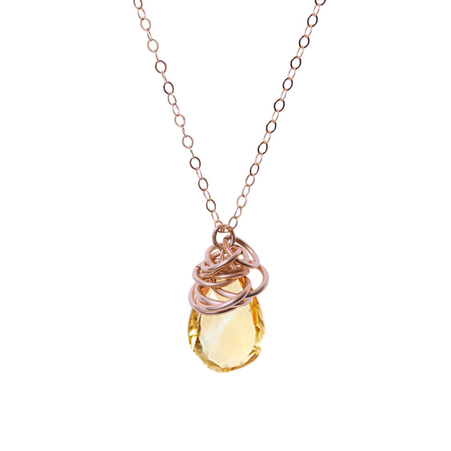'Trista' Citrine Necklace - erin gallagher