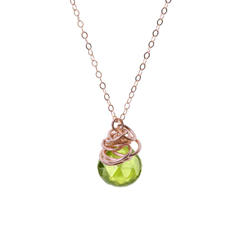 'Trista' - Peridot Necklace - erin gallagher