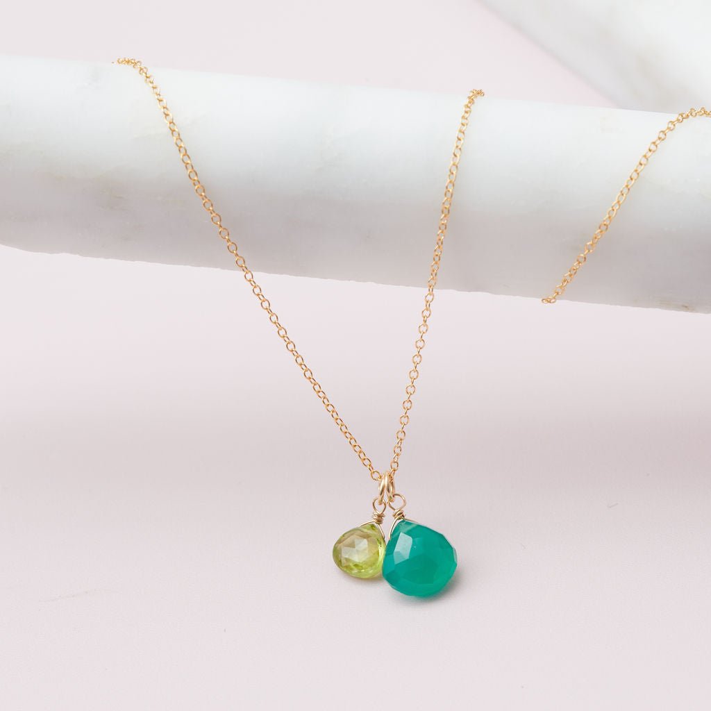 Violet Custom Gemstone Necklace - erin gallagher