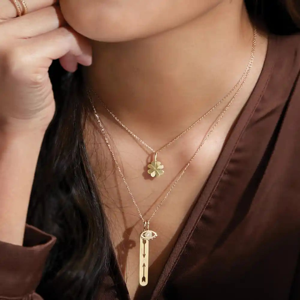 Charms and pendants styled on chains with multi-gem birthstones for custom necklaces