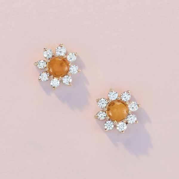 Handcrafted citrine jewelry collection in 14K gold and sterling silver