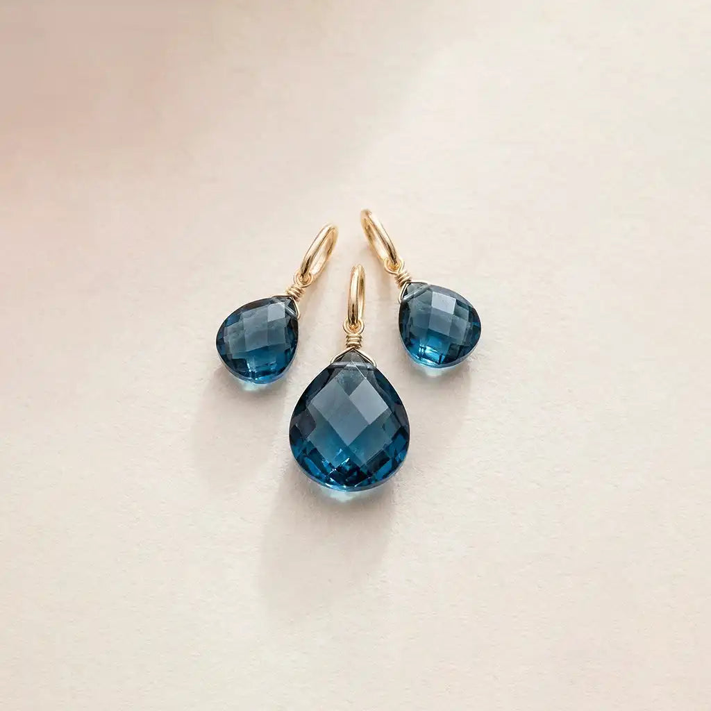 London Blue Topaz Charms