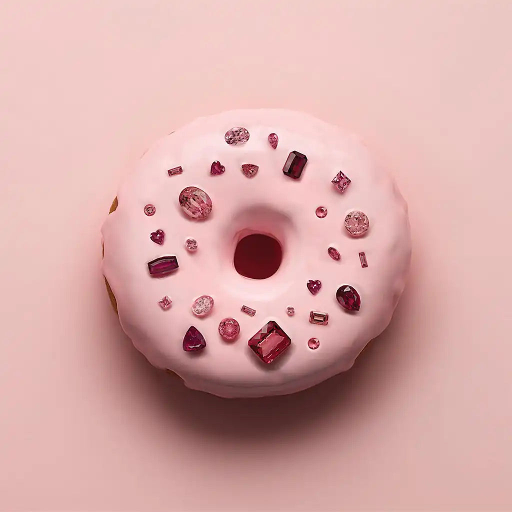 October birthstone jewelry featuring pink tourmaline and opal