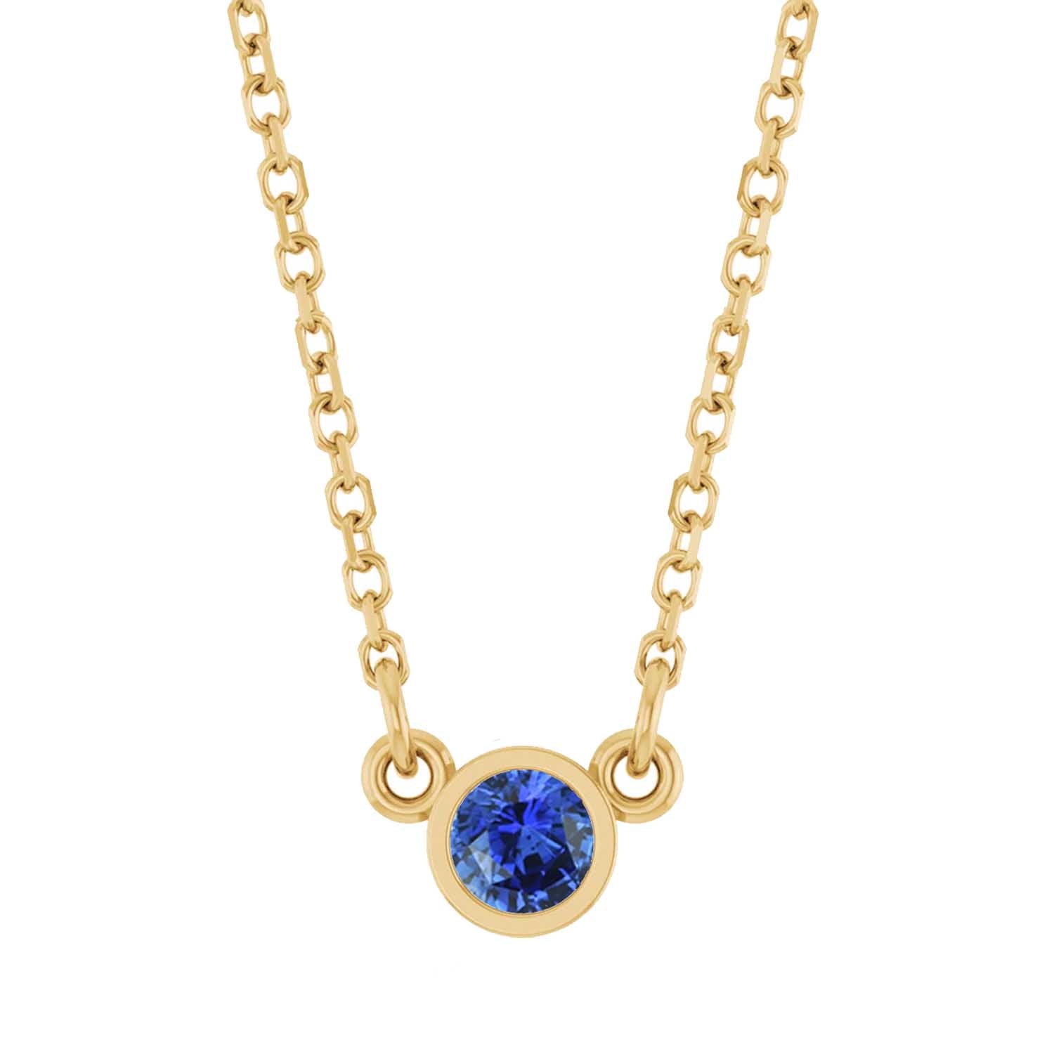 Sapphire necklaces perfect for gifts commemorating meaningful moments