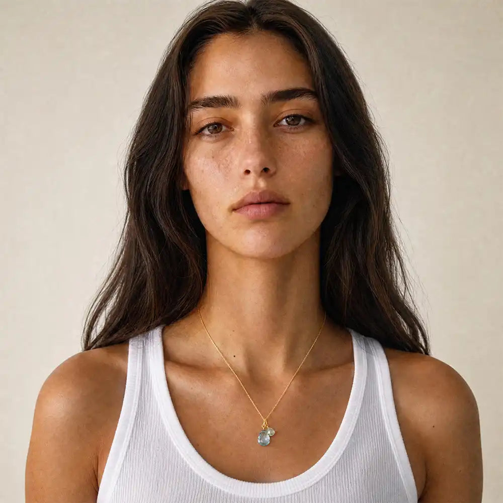 'Violet' Custom Gemstone Necklace