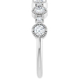 Medallion diamond band in platinum with lab-created diamonds variant--14K-yellow-gold variant--Diamond-Lab variant--Diamond-Nat