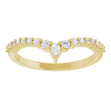 Diamond V Ring in Yellow Gold variant--14K-yellow-gold variant--Diamond-Lab variant--Diamond-Nat