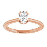 14K Rose 6x4 mm Oval Solitaire Engagement Ring Mounting/2-CT variant--.5CT variant--Oval variant--.5CT variant--14K-rose-gold