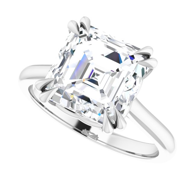 variant--Asscher variant--4CT variant--14K-white-gold