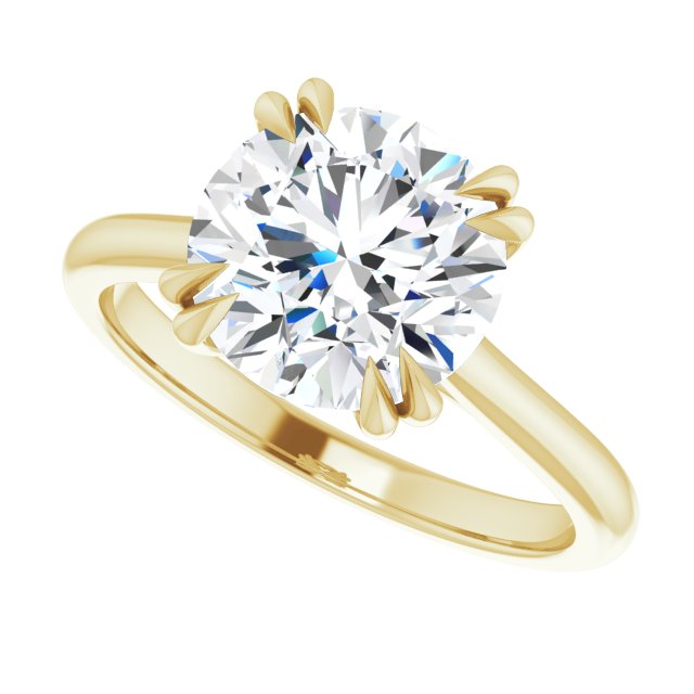 variant--Round variant--3CT variant--14K-yellow-gold