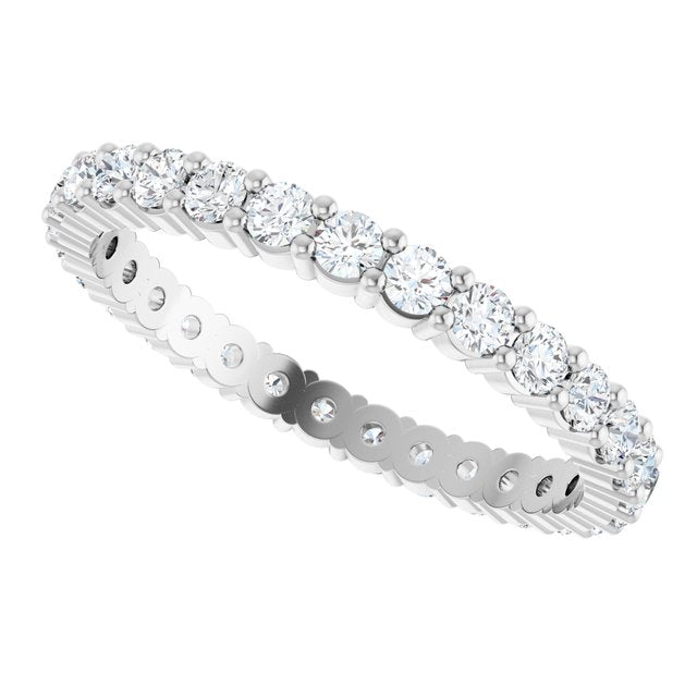 10K white gold-ring set with-Diamond, ideal for stacking, handcrafted in the US