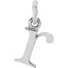 Sterling silver Lowercase R Initial Charm