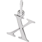 Sterling silver Lowercase Y Initial Charm