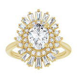 14K Yellow 8x6 mm Oval .75CTW Natural Diamond Semi-Set Halo-Style Engagement Ring variant--Oval variant--1CT variant--14K-white-gold