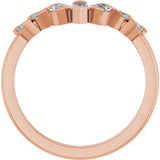 Side View of Marquise Diamond Contour Band in Rose Gold variant--14K-rose-gold variant--Diamond-Lab variant--Diamond-Nat