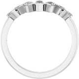 Side View of Marquise Diamond Contour Band in White Gold variant--14K-white-gold variant--Diamond-Lab variant--Diamond-Nat variant--Platinum