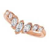 Marquise Diamond Contour Ring in Rose Gold variant--14K-rose-gold variant--Diamond-Lab variant--Diamond-Nat