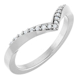 Curved diamond contour wedding band in 14K white gold variant--14K-white-gold variant--Diamond-Nat variant--Diamond-Lab variant--Platinum