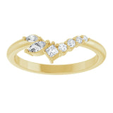 Diamond Wave Band in Yellow Gold variant--14K-yellow-gold variant--Diamond-Nat variant--Diamond-Lab